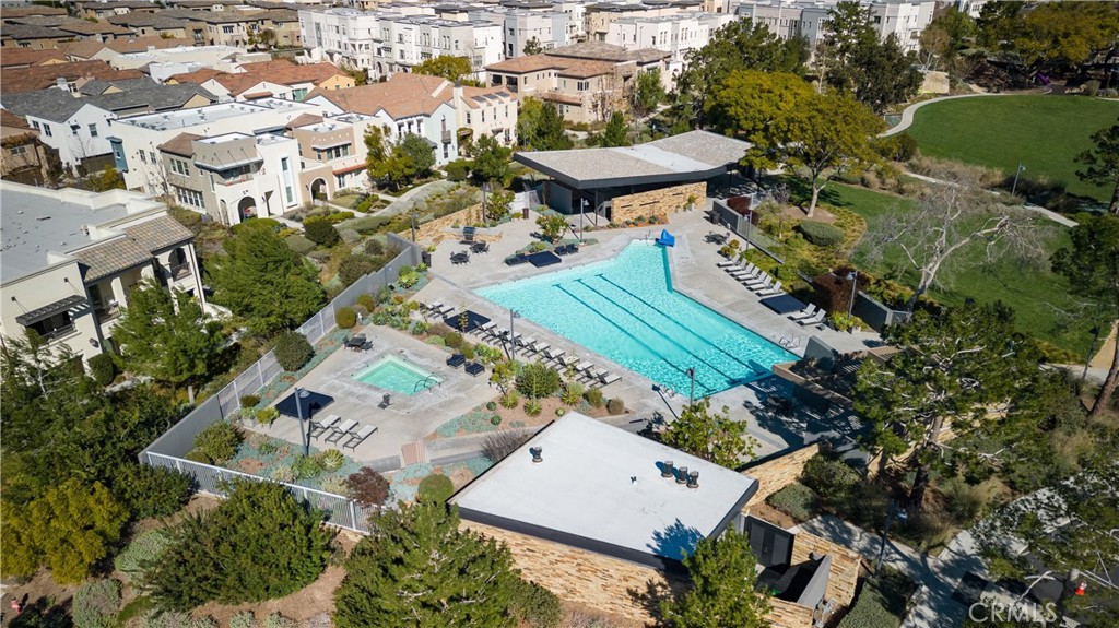 138 Acamar Irvine, CA 92618 - Photo 24 of 35 an aerial view of a house with a garden