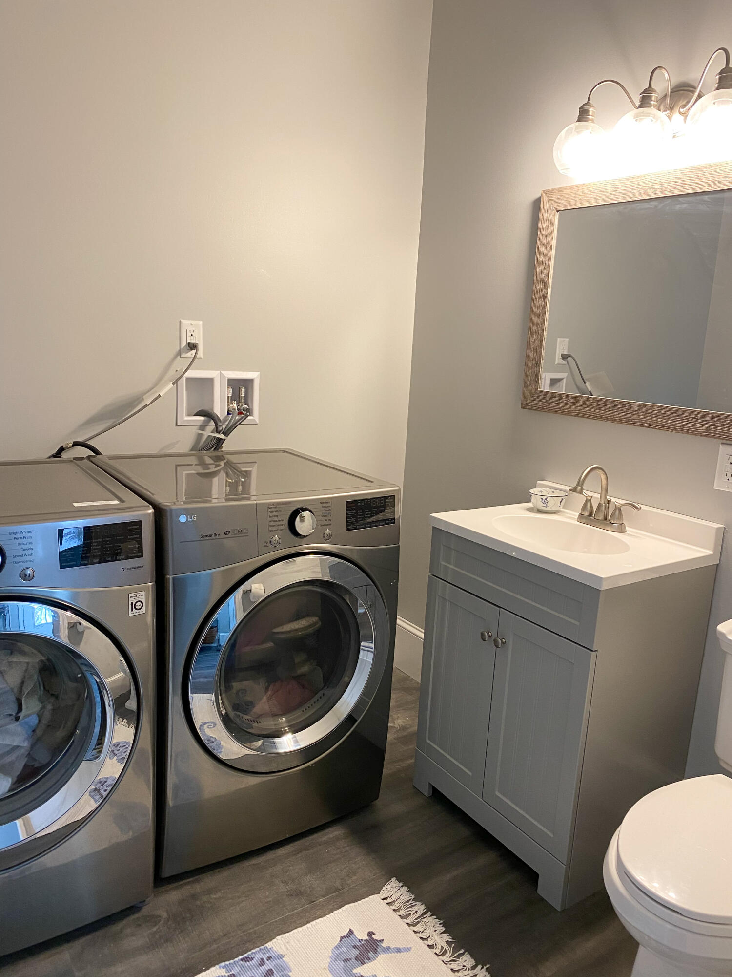 144 Maple Street Bangor, ME 04401 - Photo 26 of 30 First Floor Half Bath and Laundry