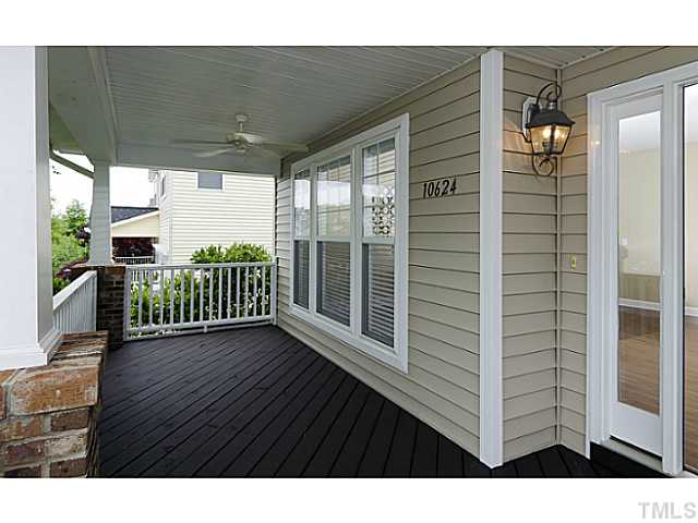 10624 Longholme Way Raleigh, NC 27614 - Photo 2 of 12 Rocking chair front porch will invite you to sit outside on those beautiful NC days.