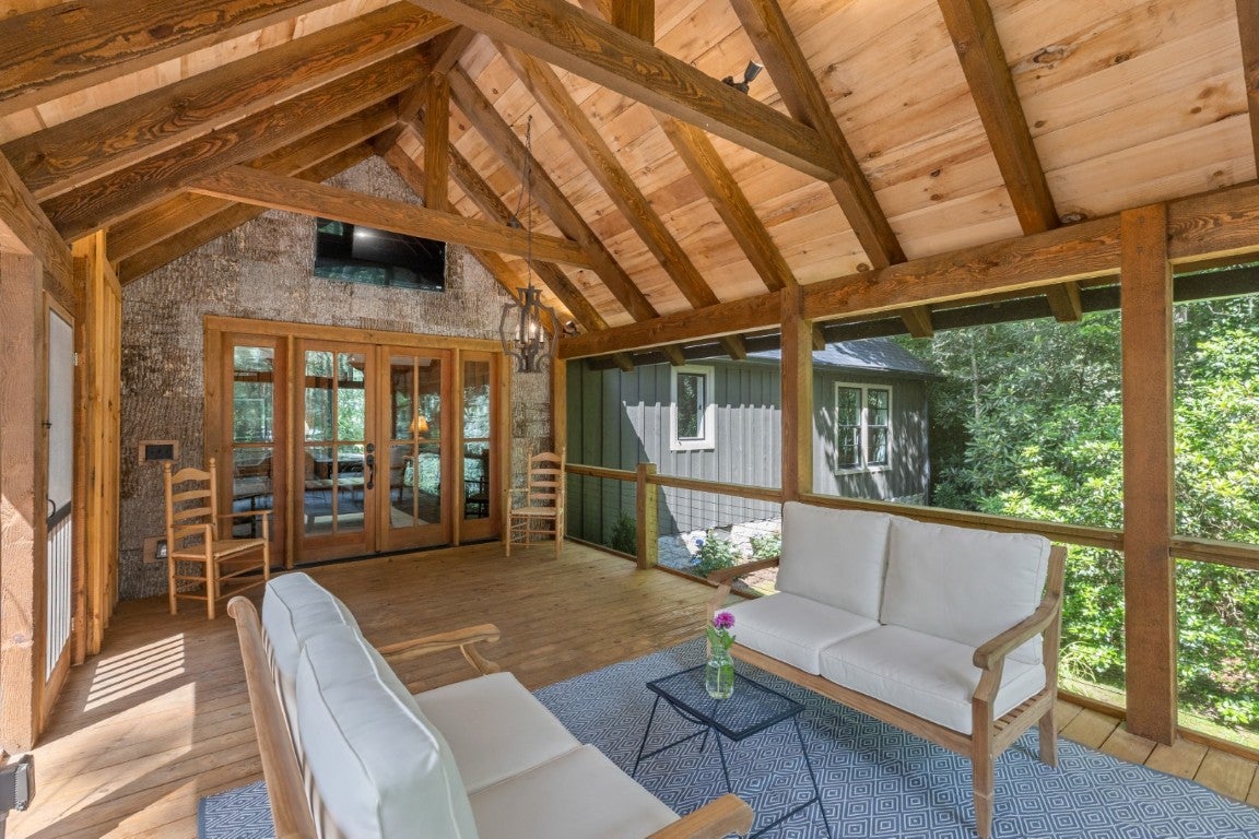 1177 Hicks Road Highlands, NC 28741 - Photo 24 of 61 Screened Porch