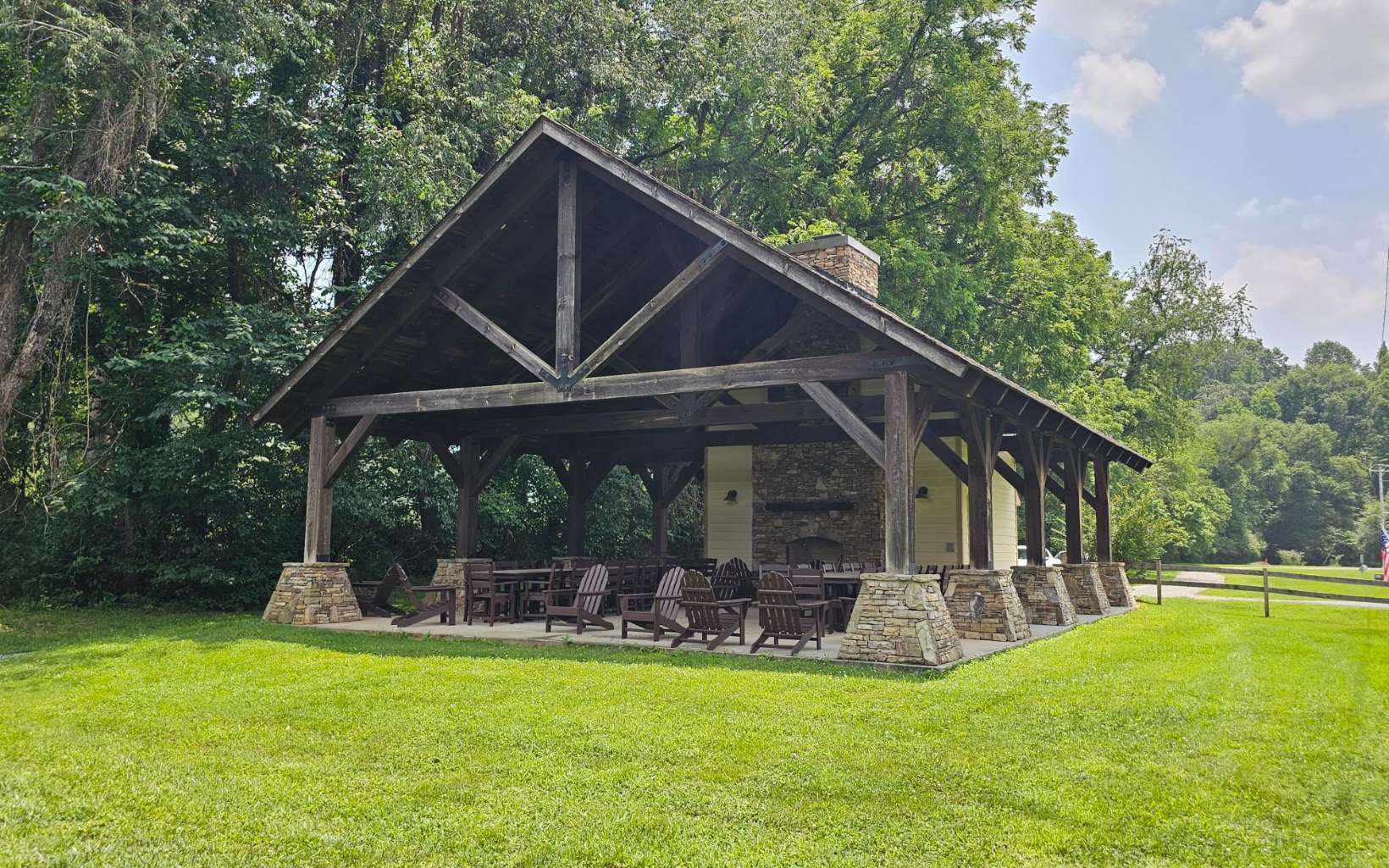 River Farm Drive Murphy, NC 28906 - Photo 11 of 11 a view of a house with backyard porch and sitting area