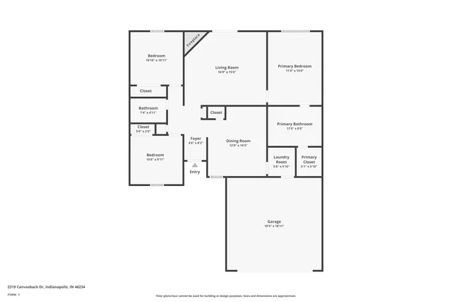 $1,735 | 2319 Canvasback Drive, Indianapolis, IN 46234