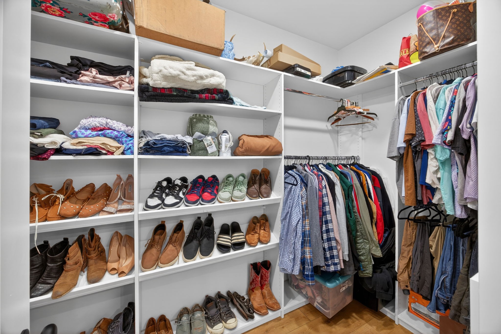 1288 Hills Trace Road Morrison, TN 37357 - Photo 27 of 57 a view of walk in closet with clothes and shoes
