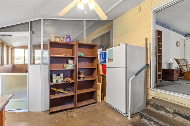 a view of a storage & utility room