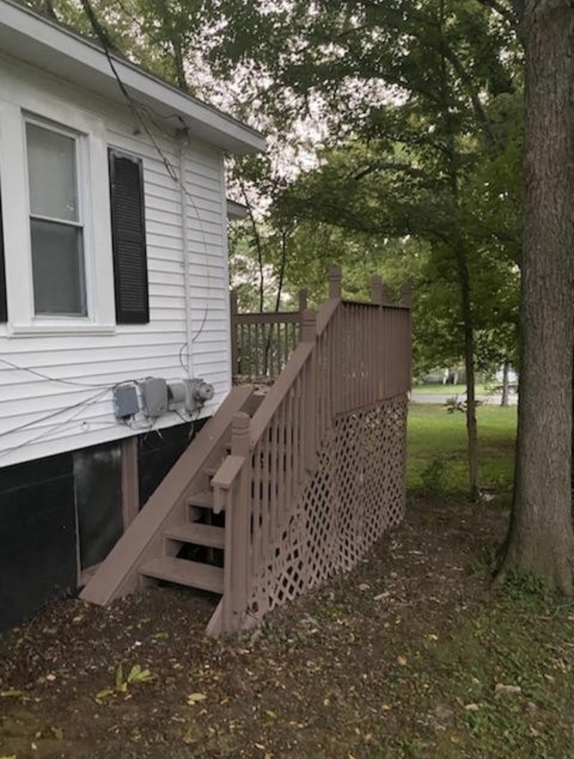424 Jones Street Pulaski, TN 38478 - Photo 3 of 8 a view of a house with backyard and trees
