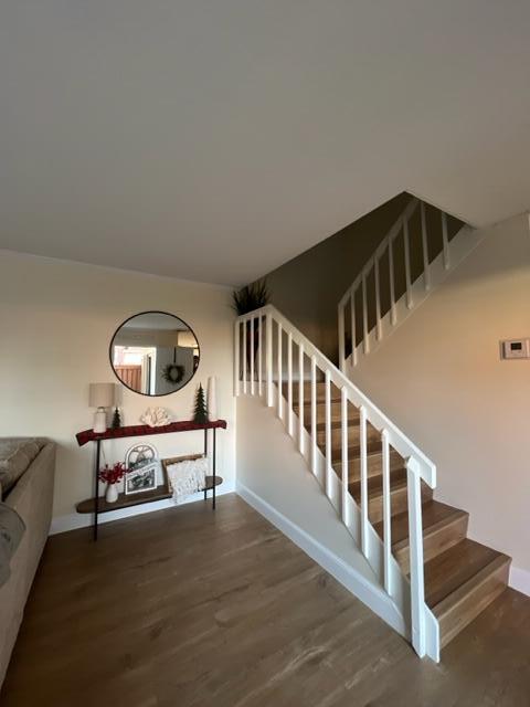 3900 County Line Road, Unit 16A Tequesta, FL 33469 - Photo 7 of 27 a view of staircase with furniture and stairs