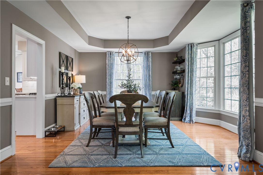 638 Cross Ridge Lane Manakin-Sabot, VA 23103 - Photo 8 of 54 a view of a dining room with furniture window and wooden floor