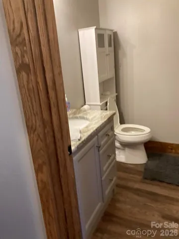 a bathroom with a sink and a toilet
