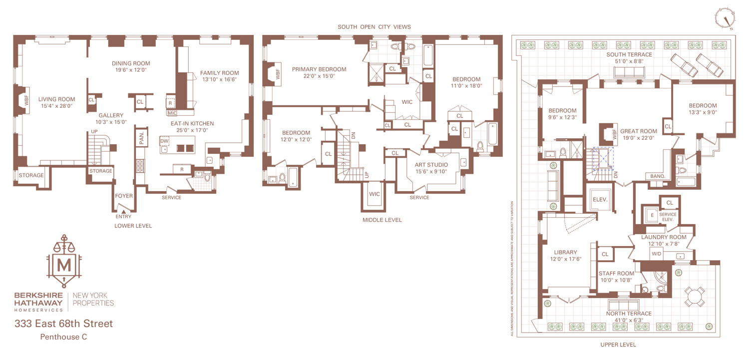 333 East 68th Street, Unit PHC Manhattan, NY 10065 - Photo 21 of 24 a picture of a bathroom with a shower curtain