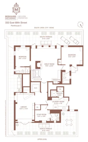 $5,995,000 | 333 East 68th Street, Unit PHC | Lenox Hill