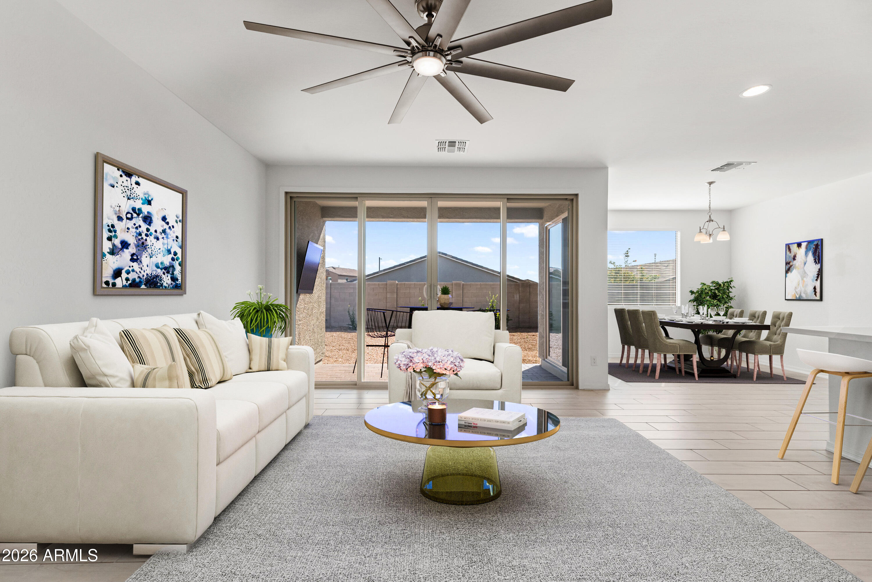 13411 West Rowel Road Peoria, AZ 85383 - Photo 7 of 46 Famil room and dining with view.jpg