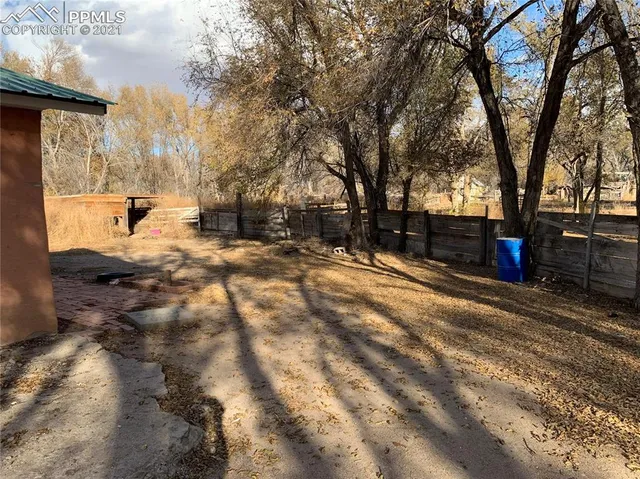 a view of road with trees