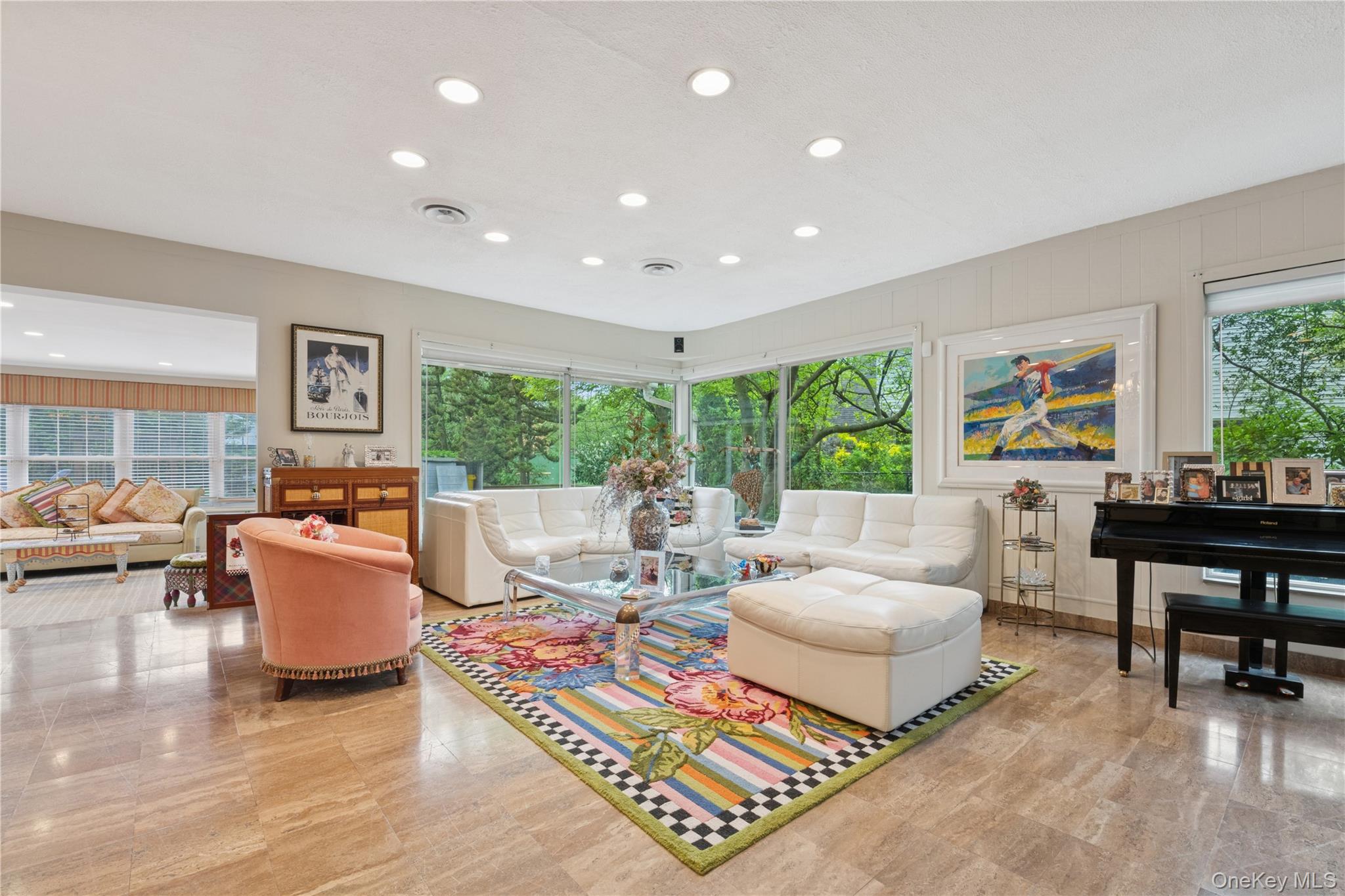 1302 Azure Place Hewlett, NY 11557 - Photo 9 of 32 a living room with furniture and a large window
