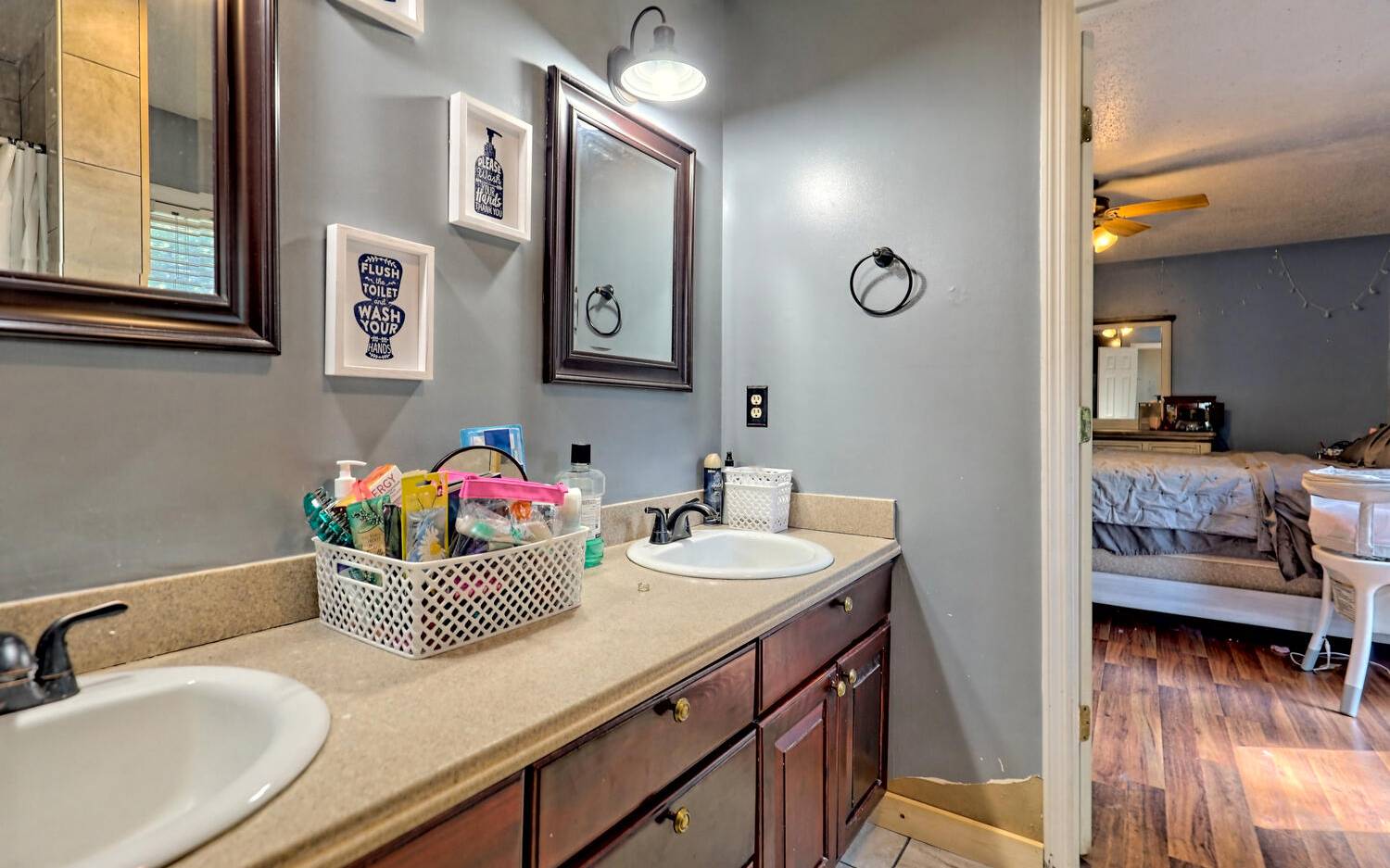 760 Panther Top Road Murphy, NC 28906 - Photo 24 of 45 a bathroom with a sink and a mirror