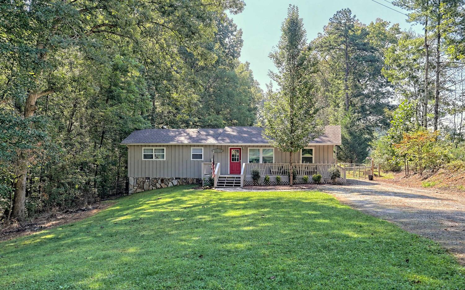 760 Panther Top Road Murphy, NC 28906 - Photo 3 of 45 a view of a house with a yard and sitting area