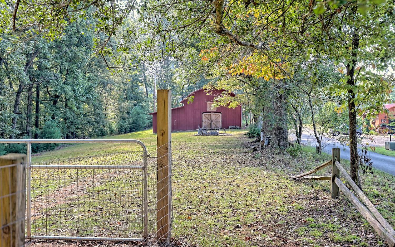 760 Panther Top Road Murphy, NC 28906 - Photo 33 of 45 a view of a yard with large trees