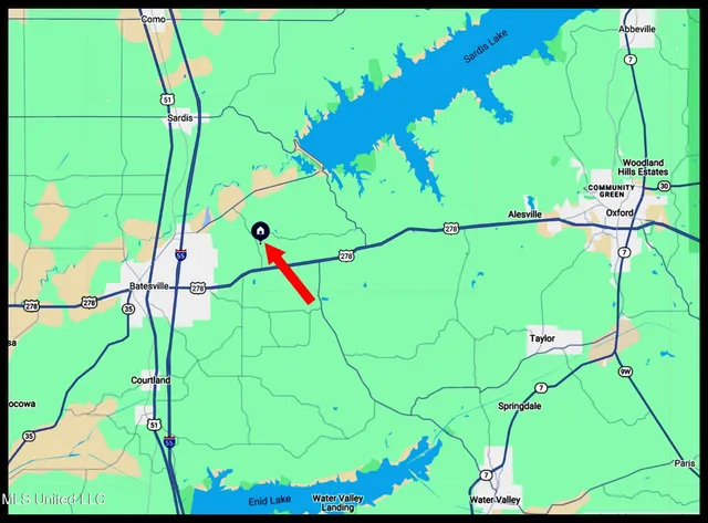 $244,000 | 533 Hudson Road, Sardis, MS 38666