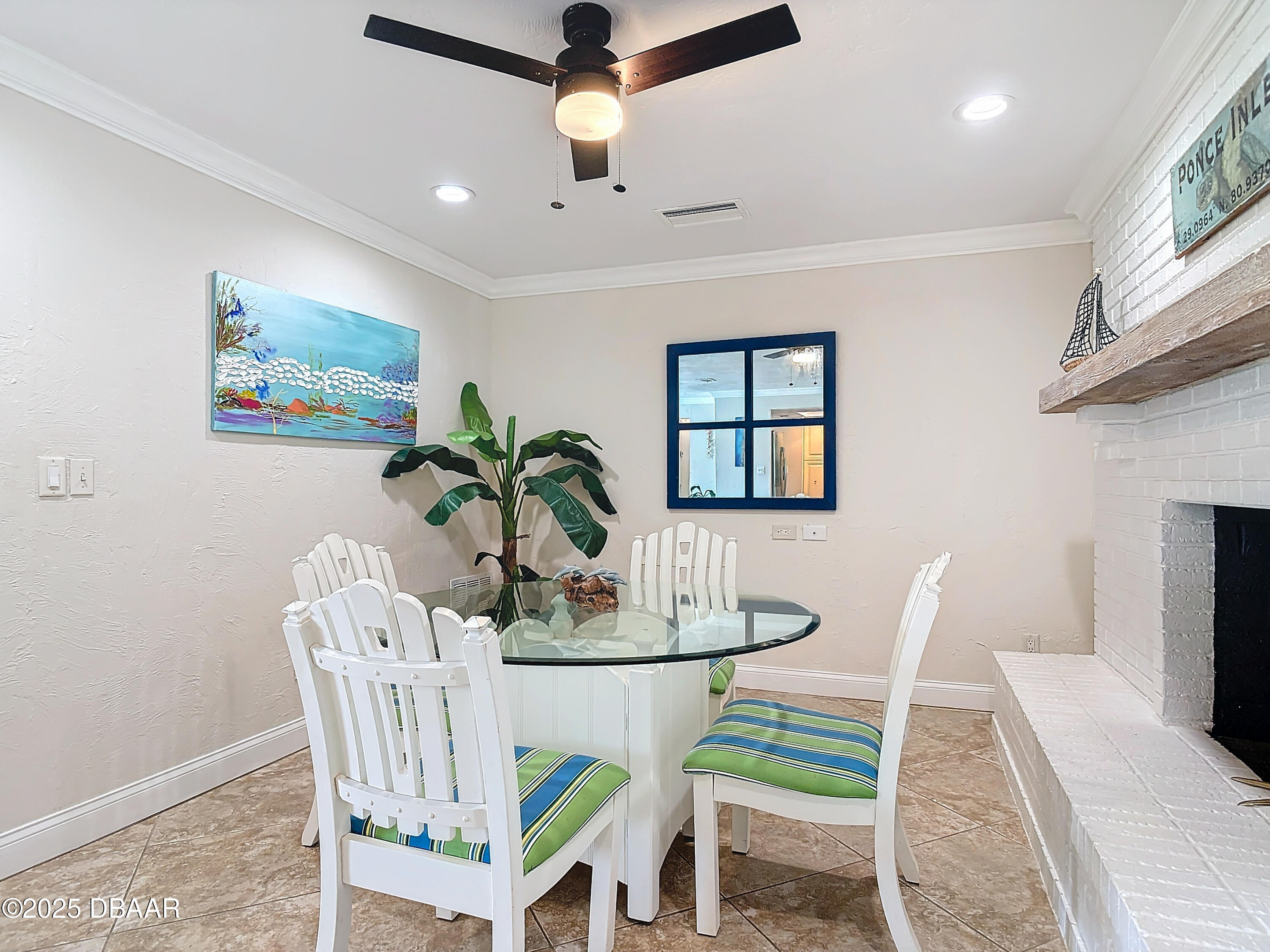 86 Rains Court Ponce Inlet, FL 32127 - Photo 13 of 71 a dining room with furniture and window