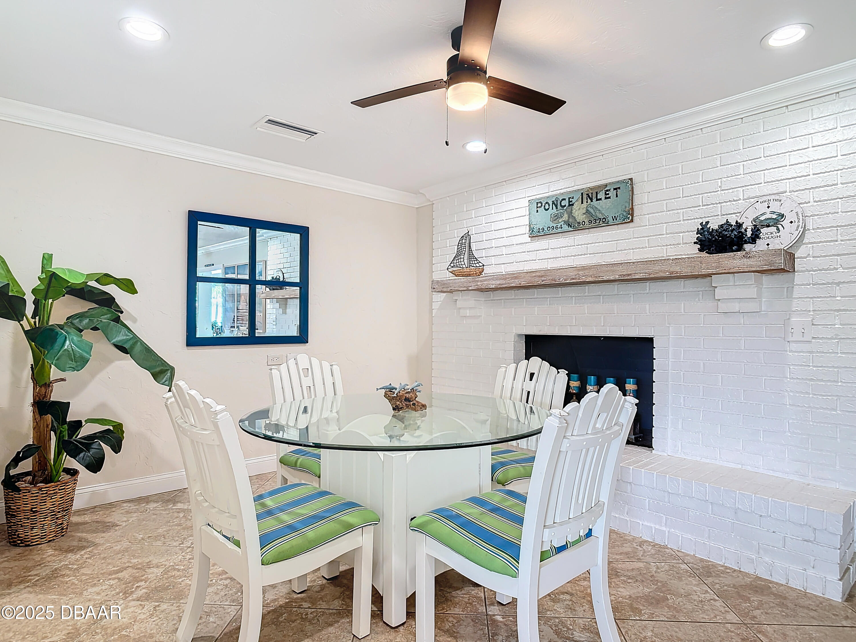 86 Rains Court Ponce Inlet, FL 32127 - Photo 14 of 71 a dining room with furniture and window