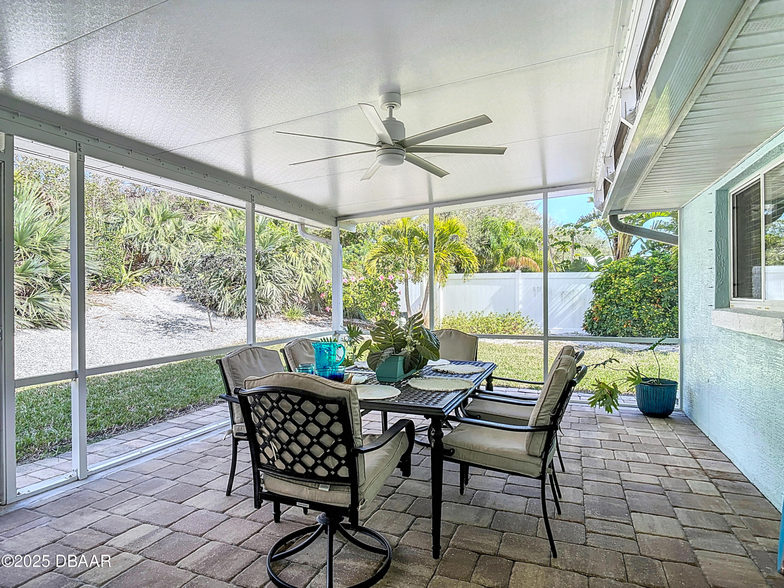 86 Rains Court Ponce Inlet, FL 32127 - Photo 49 of 71 a dining area with furniture and outdoor view