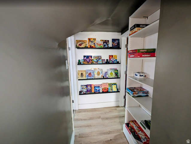 269 East 200 North Springville, UT 84663 - Photo 20 of 57 Built-in shelving at the top of the stairs between bedrooms