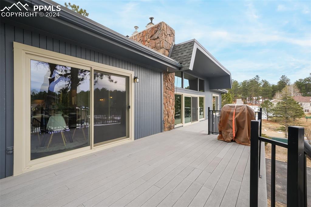 18585 Augusta Drive Monument, CO 80132 - Photo 47 of 50 a front view of a house with outdoor seating
