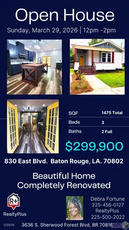 $299,900 | 830 East Boulevard, Baton Rouge, LA 70802