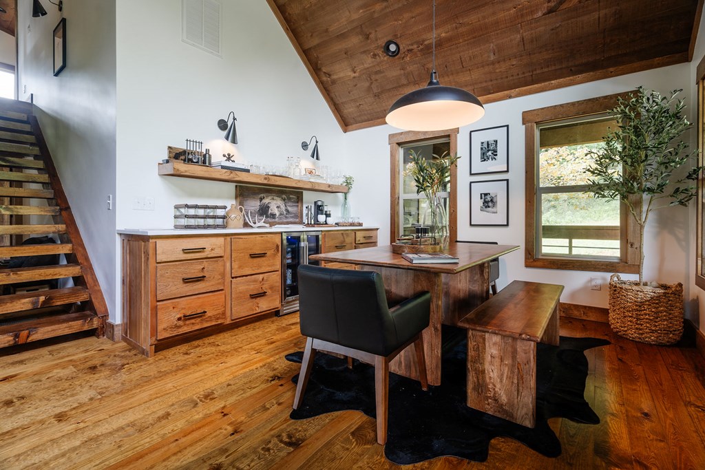 89 High Mdws Drive Morganton, GA 30560 - Photo 27 of 63 a view of a dining room with furniture window and wooden floor