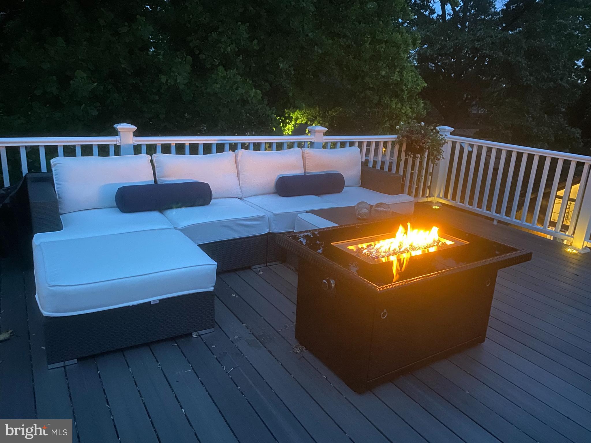 1413 Howard Road Annapolis, MD 21403 - Photo 77 of 85 Rooftop Deck and Firepit