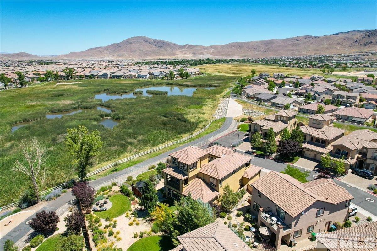 10675 Solano Court Reno, NV 89521 - Photo 38 of 39 an aerial view of residential houses with outdoor space and river