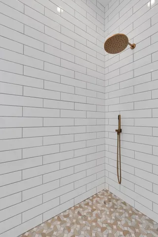 a bathroom with a window