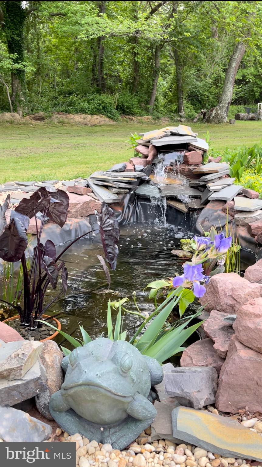 2409 Fries Mill Road Williamstown, NJ 08094 - Photo 28 of 30 a view of a lake with lawn chairs and large trees