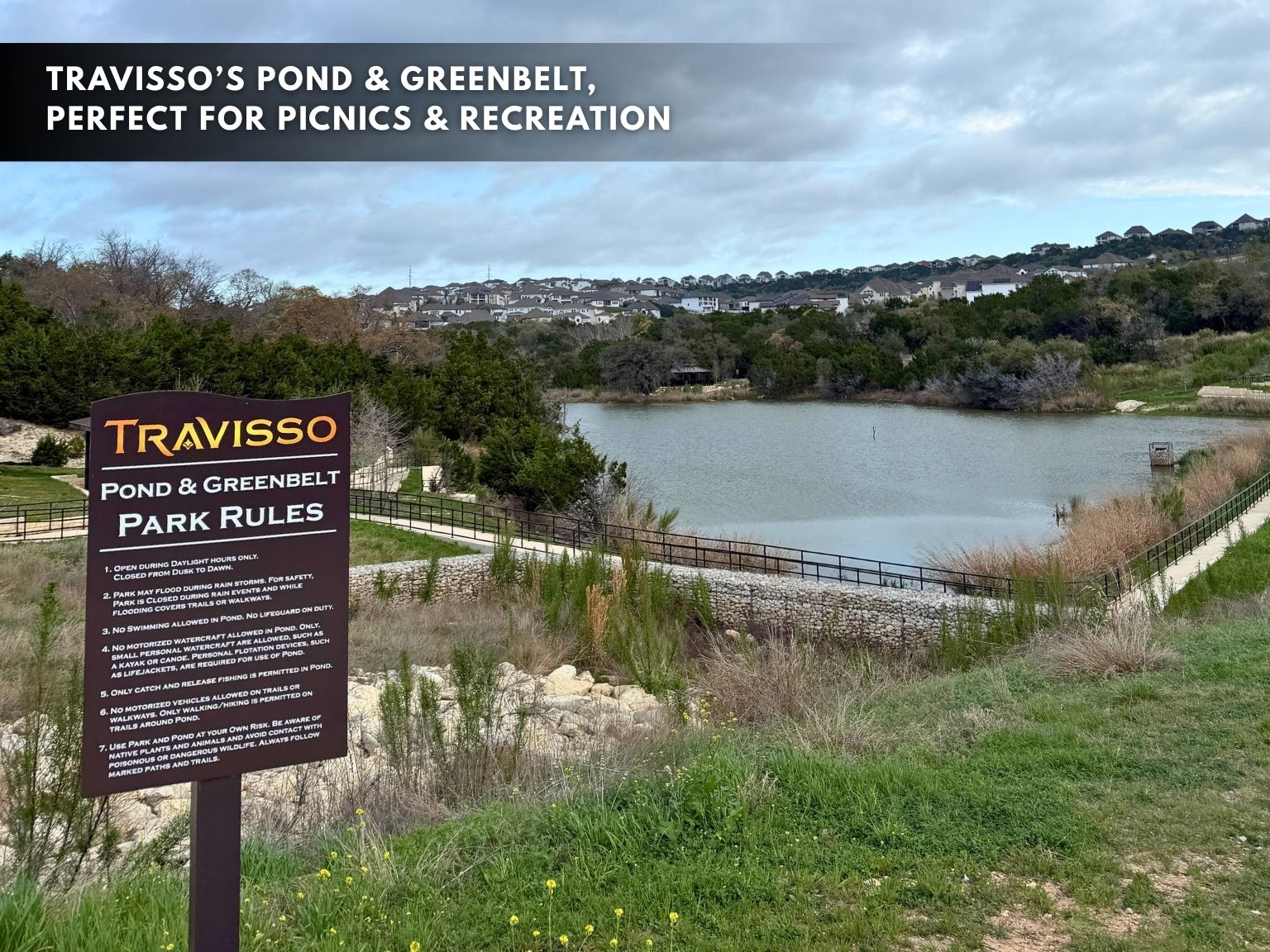 1517 Bardella Drive Leander, TX 78641 - Photo 36 of 40 Travisso Pond & Greenbelt