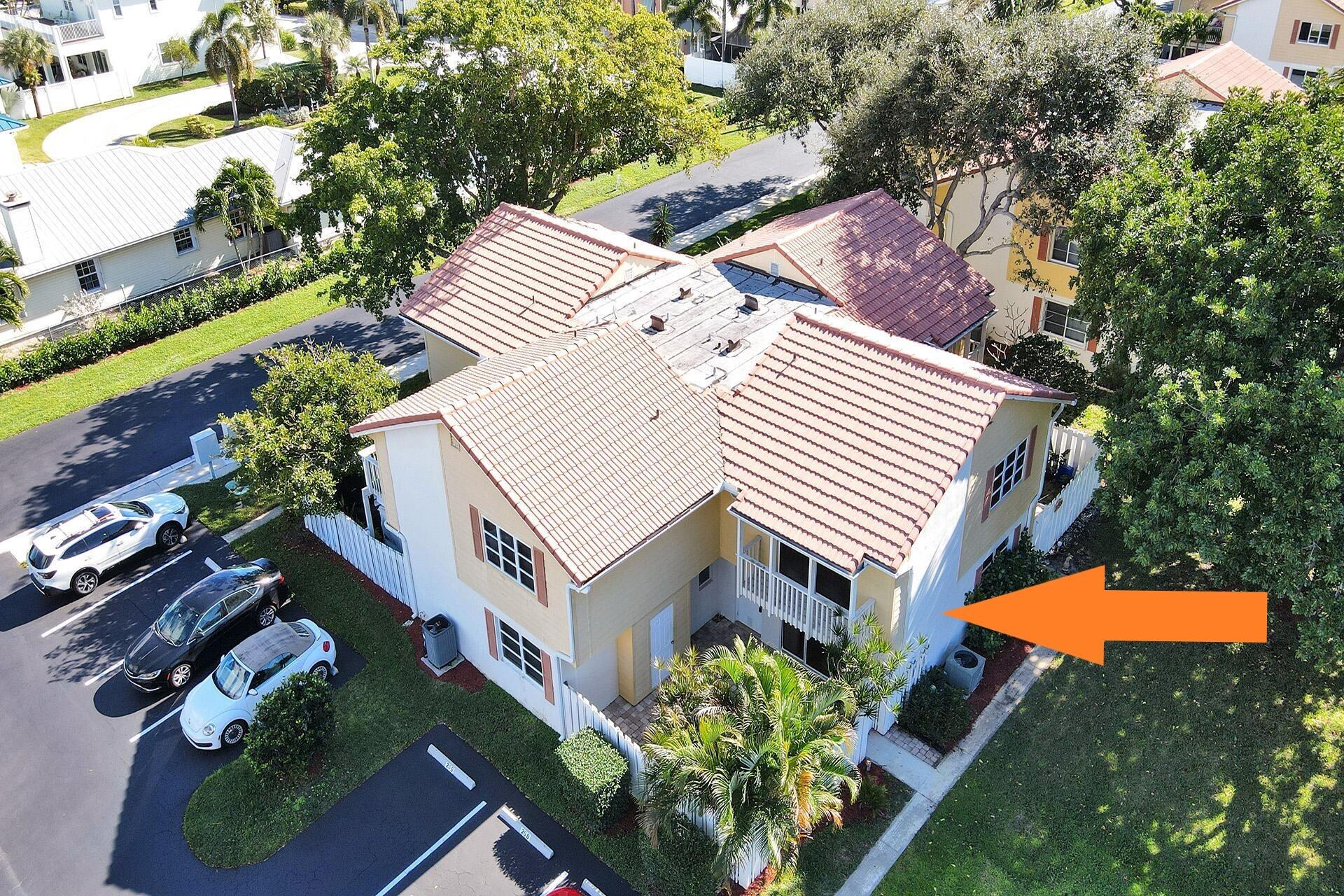 260 Seabreeze Circle, Unit 260 Jupiter, FL 33477 - Photo 3 of 29 Aerial with Marker
