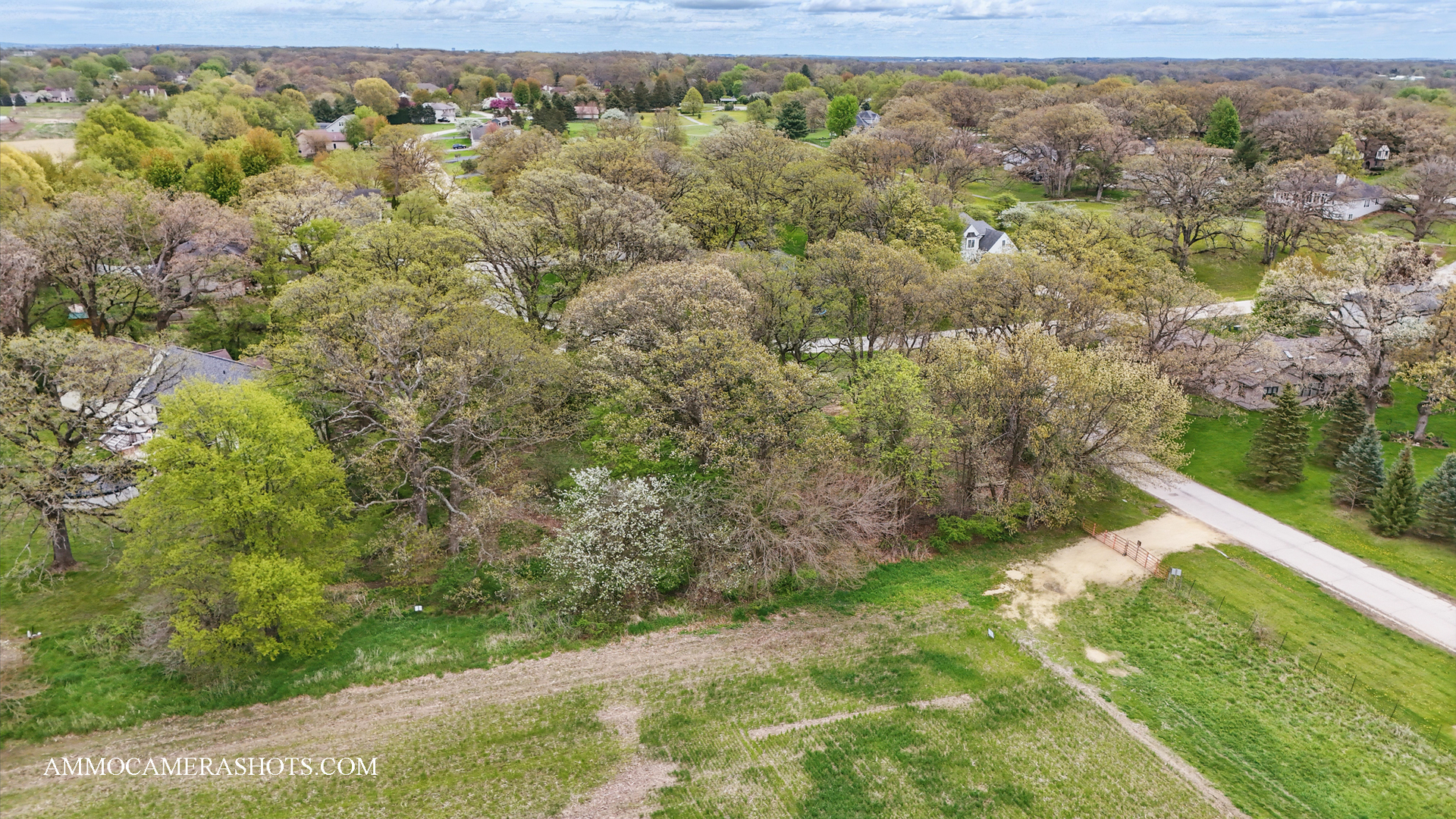 Lot 3 Ellwood Greens Road Genoa, IL 60135 - Photo 16 of 20 a view of a yard with wooden fence