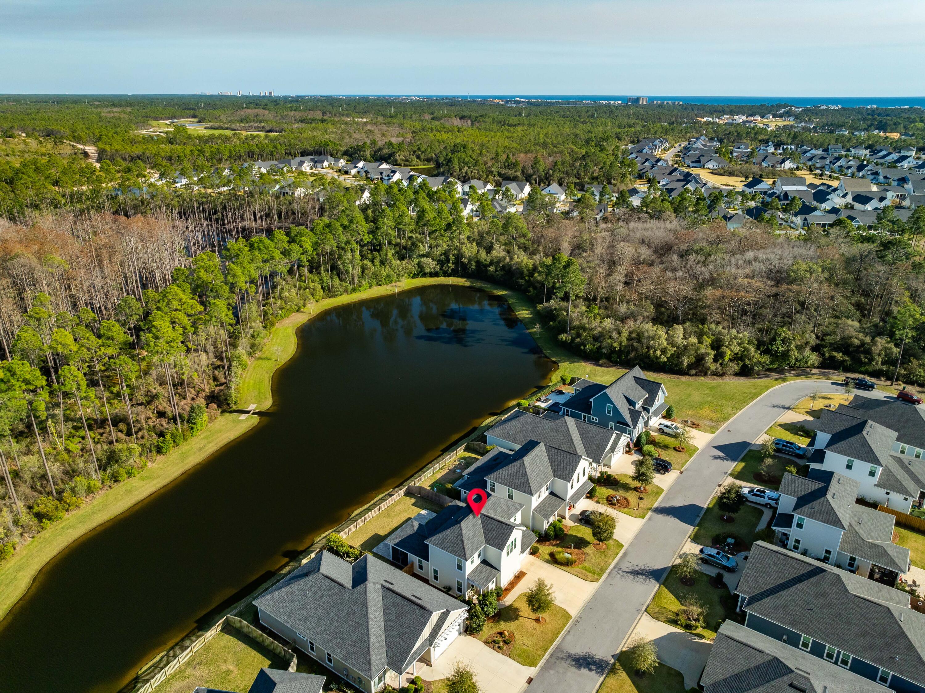 253 Windrow Way Watersound, FL 32461 - Photo 6 of 46 an aerial view of residential houses with outdoor space