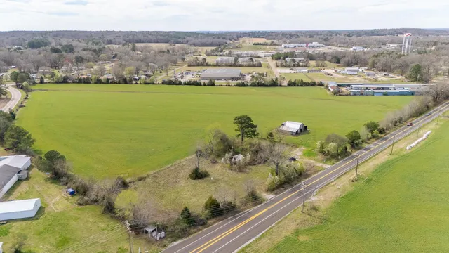 a view of a city and an ocean view