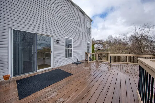 a view of a roof deck