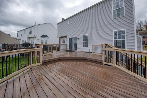 a view of a house with wooden floor