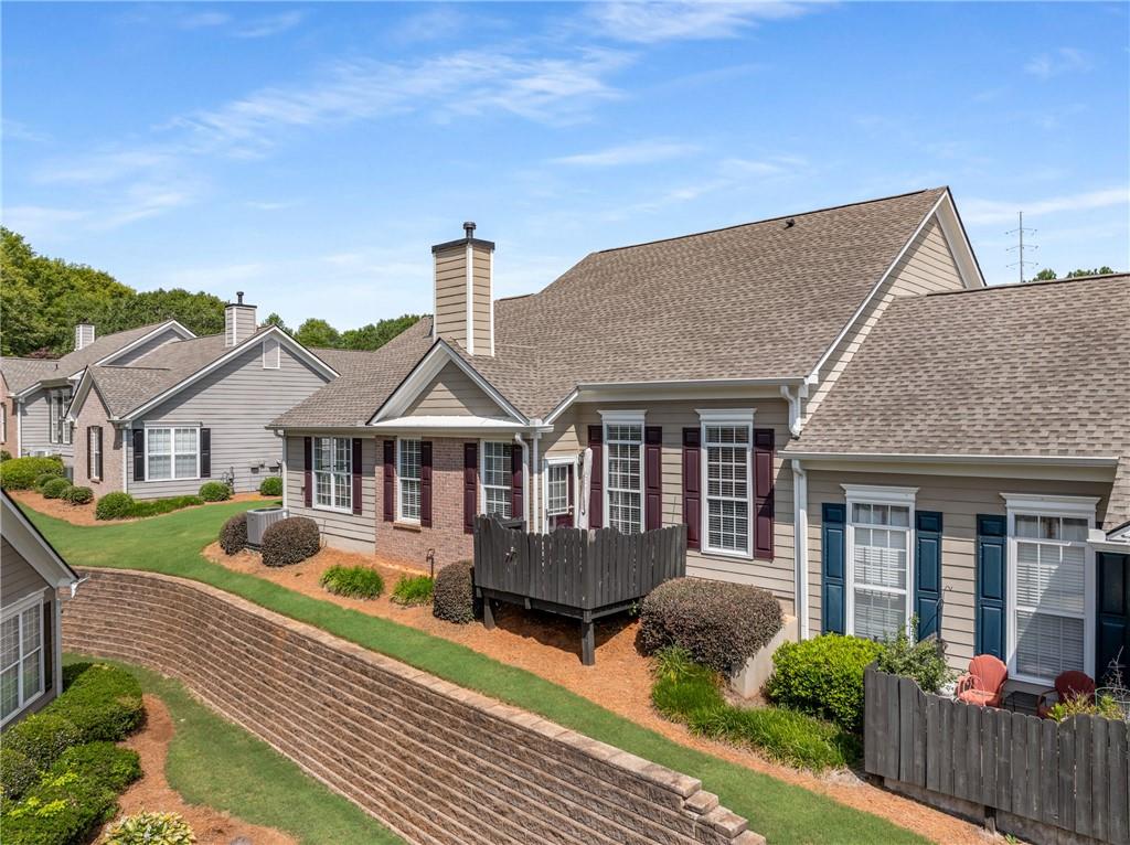 855 Camry Circle Dallas, GA 30157 - Photo 29 of 41 a front view of a house with garden