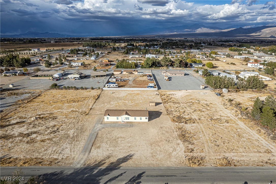 3130 McGraw Road Pahrump, NV 89061 - Photo 3 of 42 AERIAL VIEW WITH MOUNTAINS TO NORTH