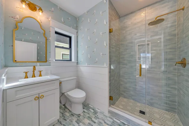 a bathroom with a sink