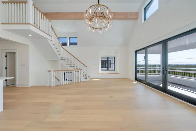 a view of livingroom and kitchen