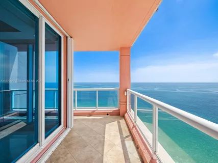 a view of balcony with hardwood