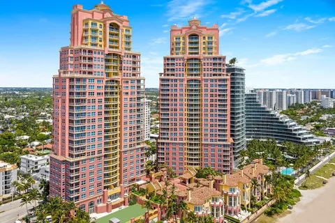 a front view of a building