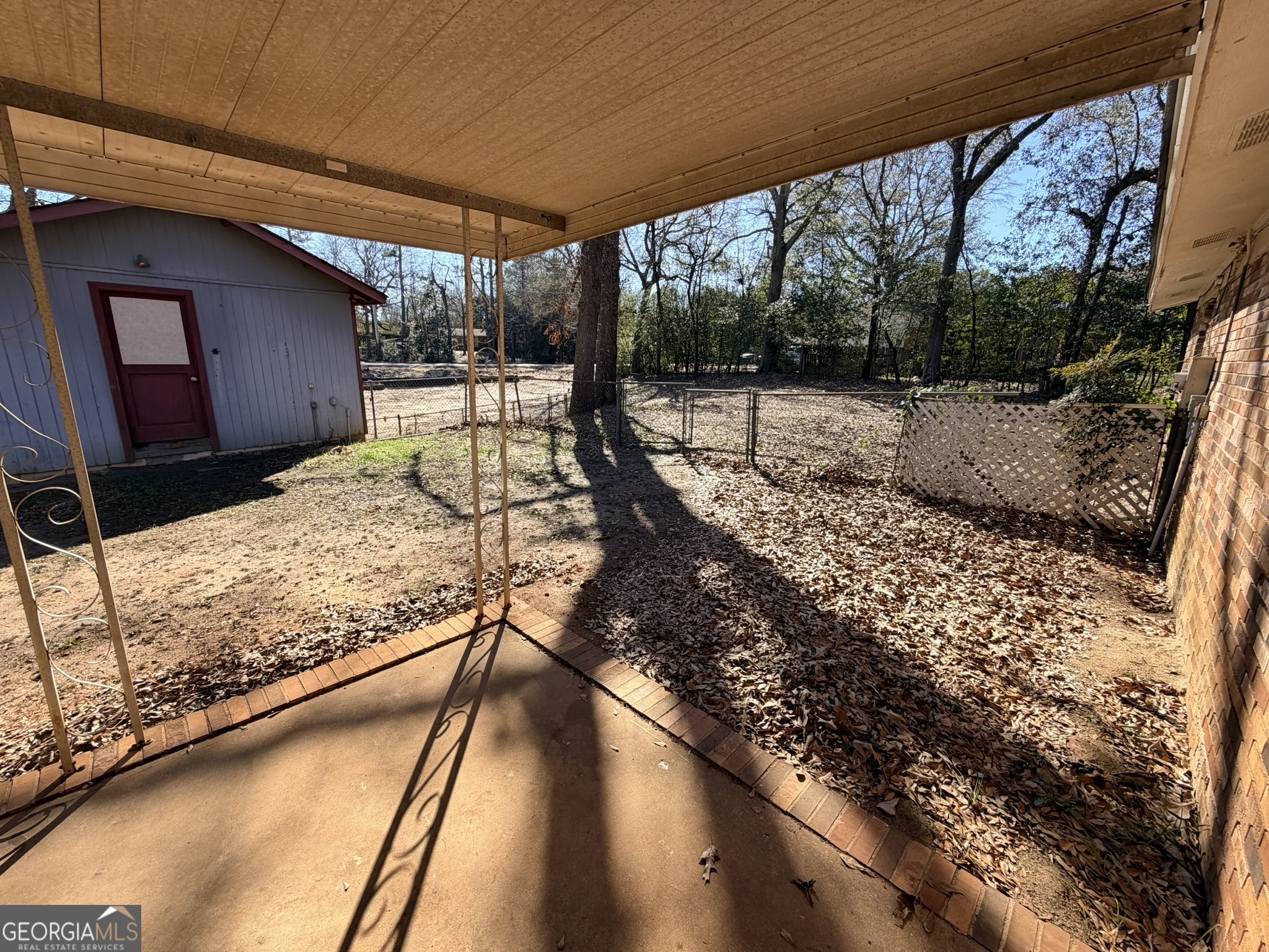 102 Lee Street Centerville, GA 31028 - Photo 16 of 30 a view of a backyard of the house