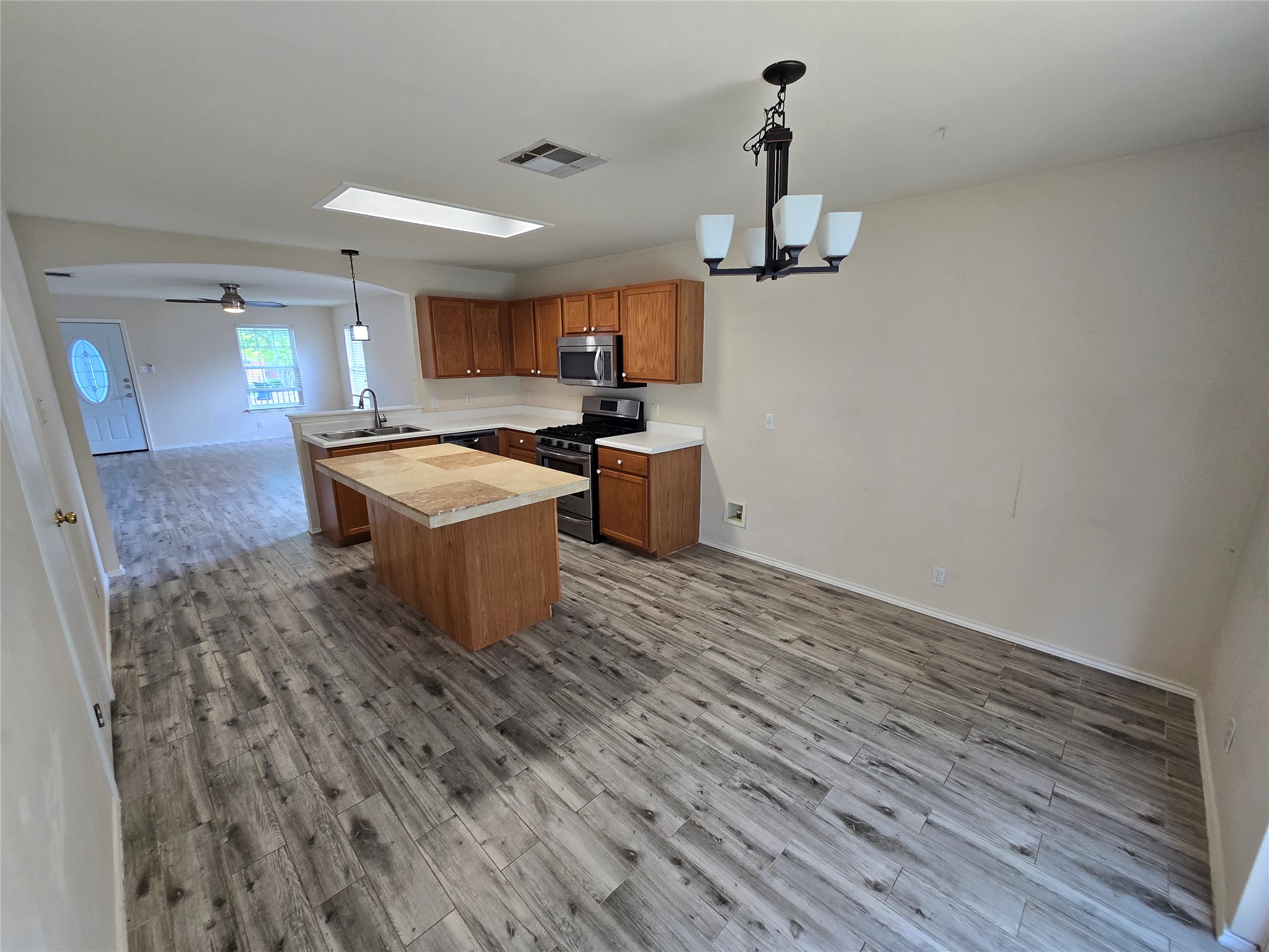 2011 Garrison Drive Leander, TX 78641 - Photo 7 of 23 Kitchen and dining room for a 4-6 person table