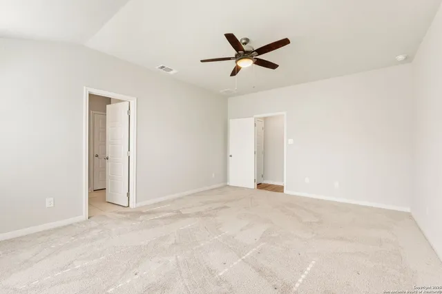 a view of an empty room