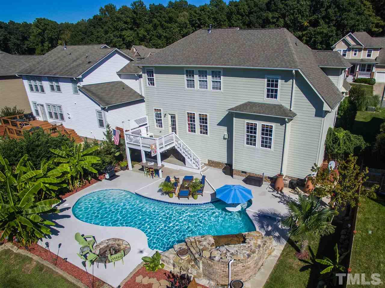 10125 Darling Street Raleigh, NC 27613 - Photo 7 of 25 an aerial view of a house
