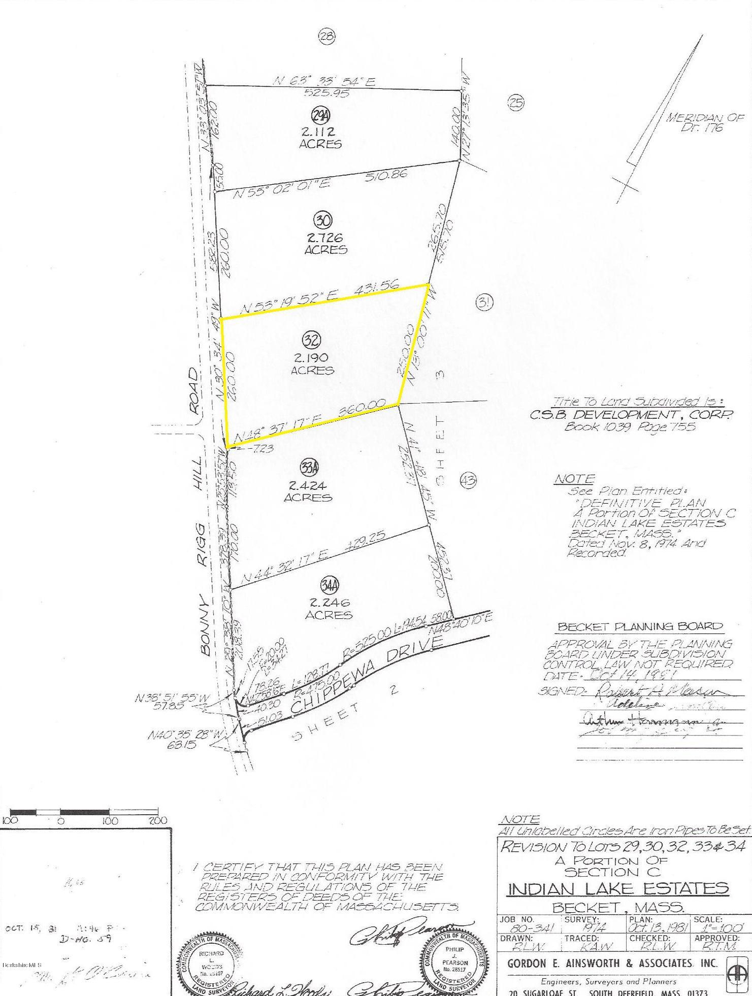 Lot 142 Bonny Rigg Hill Road Becket, MA 01223 - Photo 8 of 9 a picture of a room